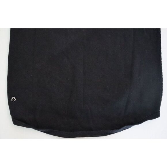 Lululemon Womens Sz 8 Black Lightweight Ventilated L/S Sweater w/Thumbholes $118 - Picture 6 of 9